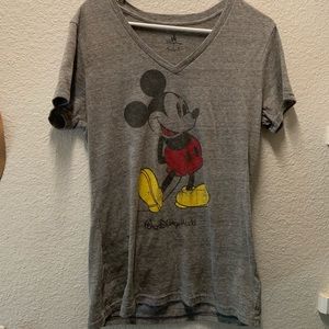Disney world Mickey Mouse v-neck shirt